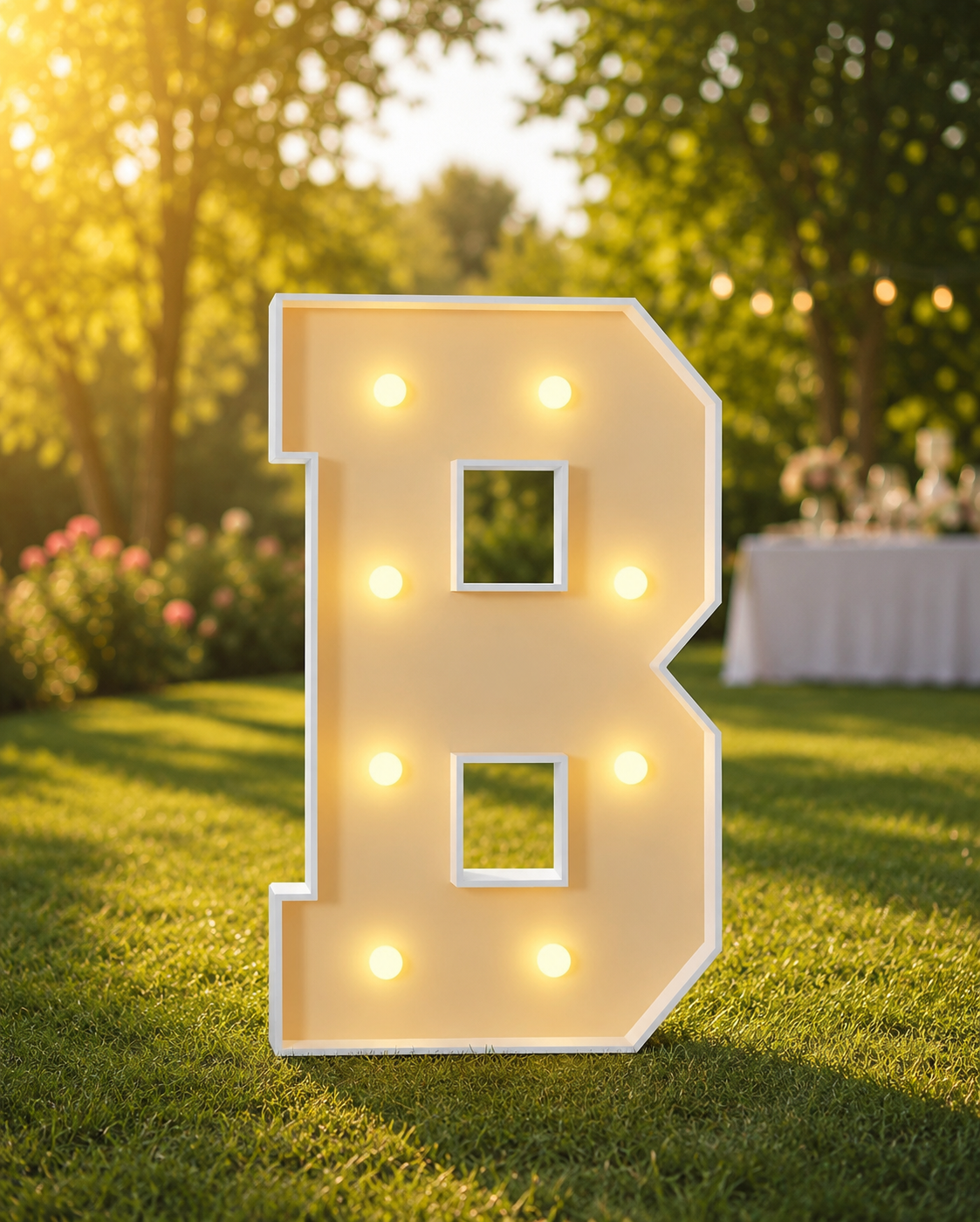 Lettre lumineuse « B »