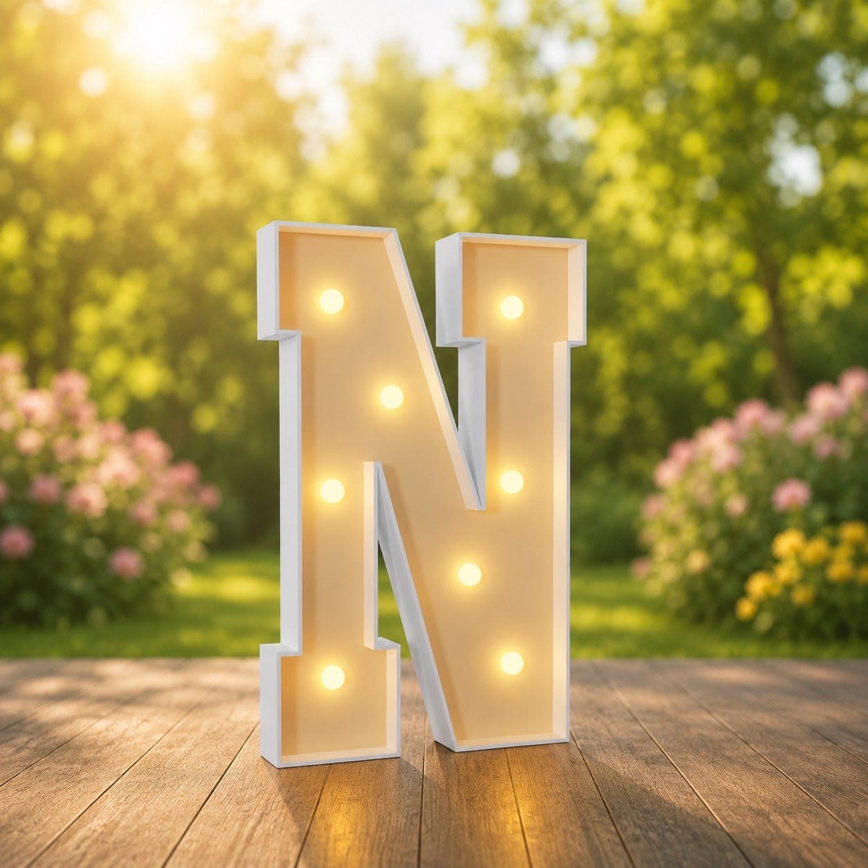 Lettre lumineuse « N »