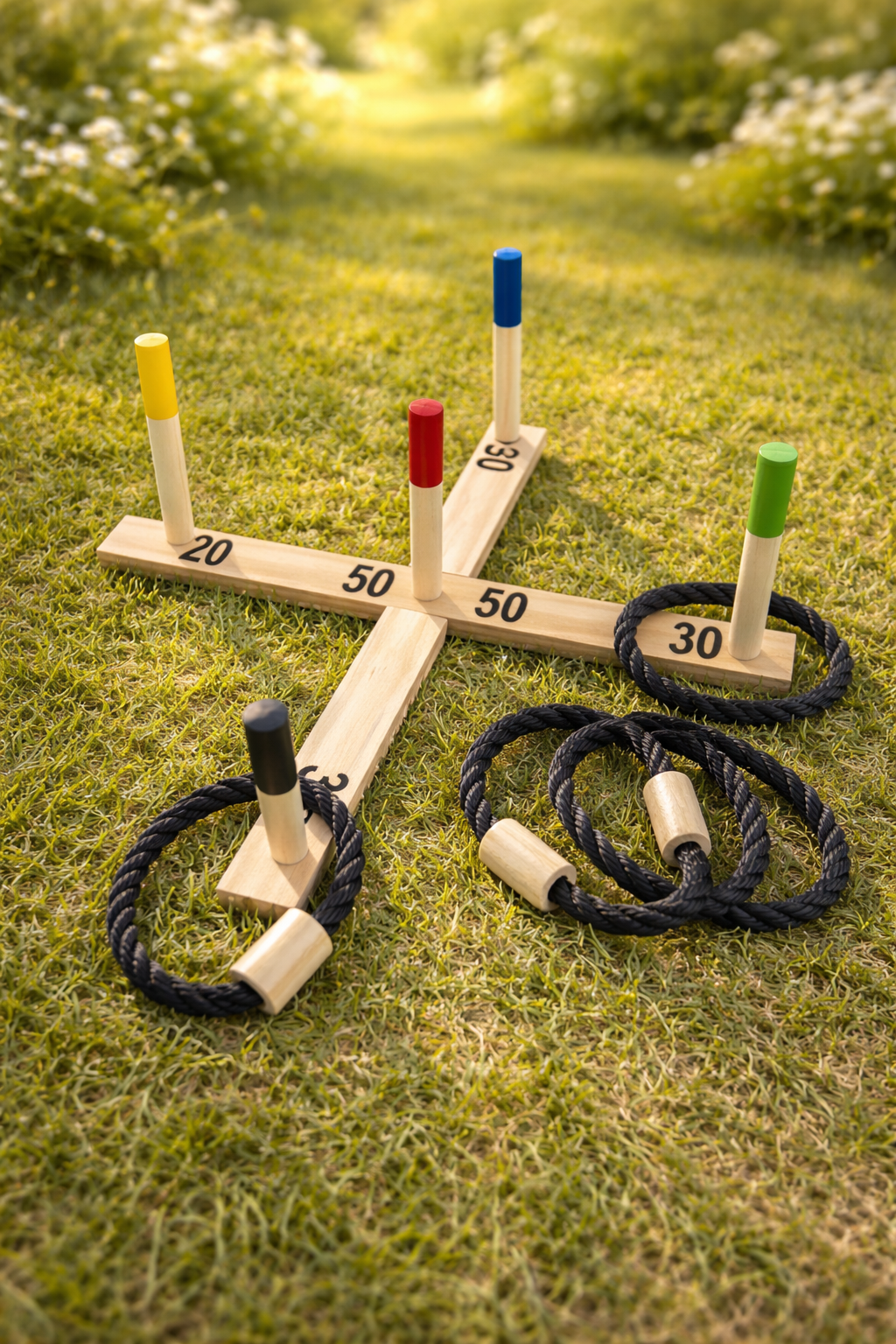 Jeu de lancer d'anneaux