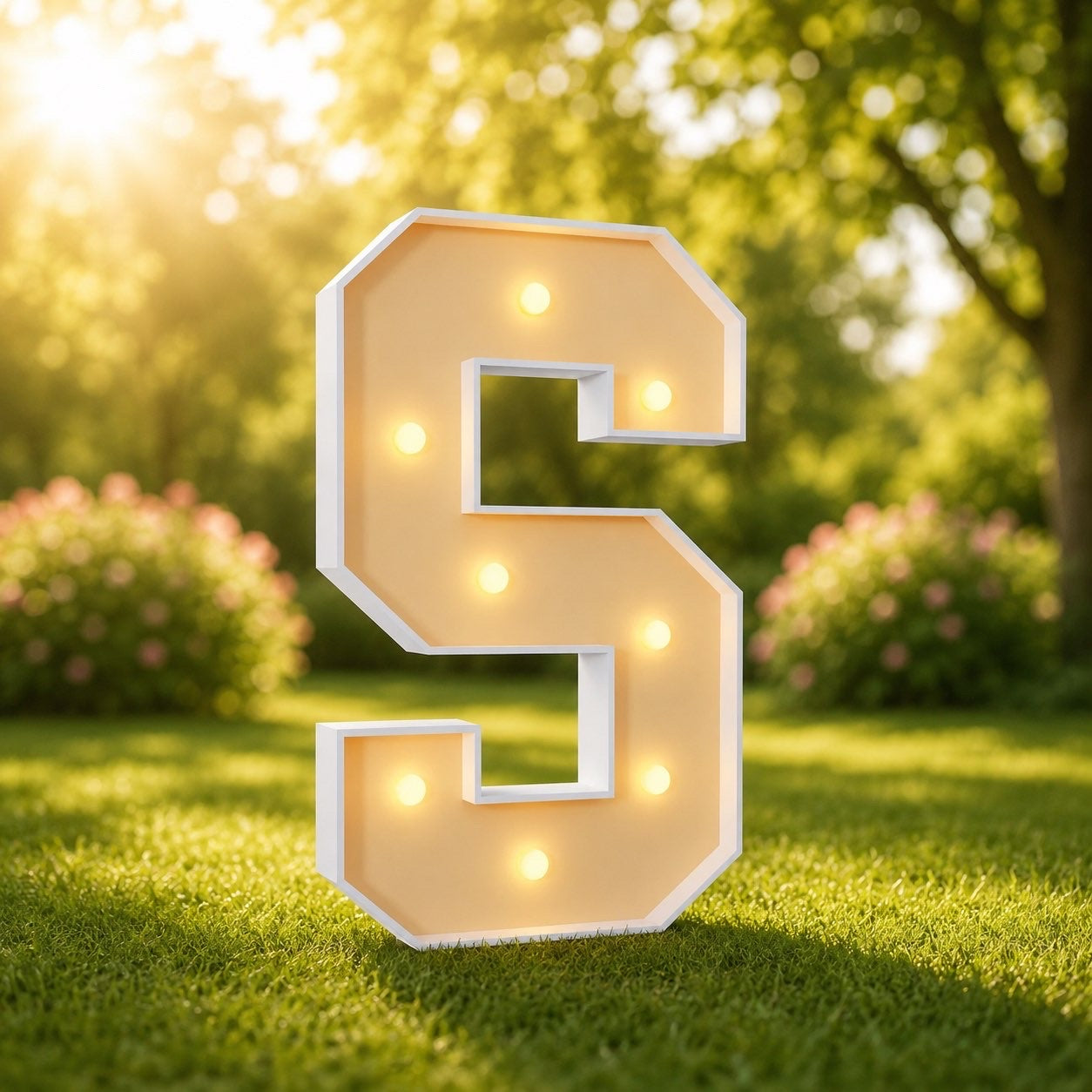 Lettre lumineuse « S »