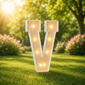 Lettre lumineuse « V »