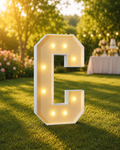 Lettre lumineuse « C »