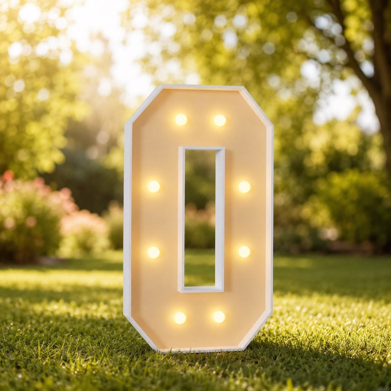 Lettre lumineuse « O »