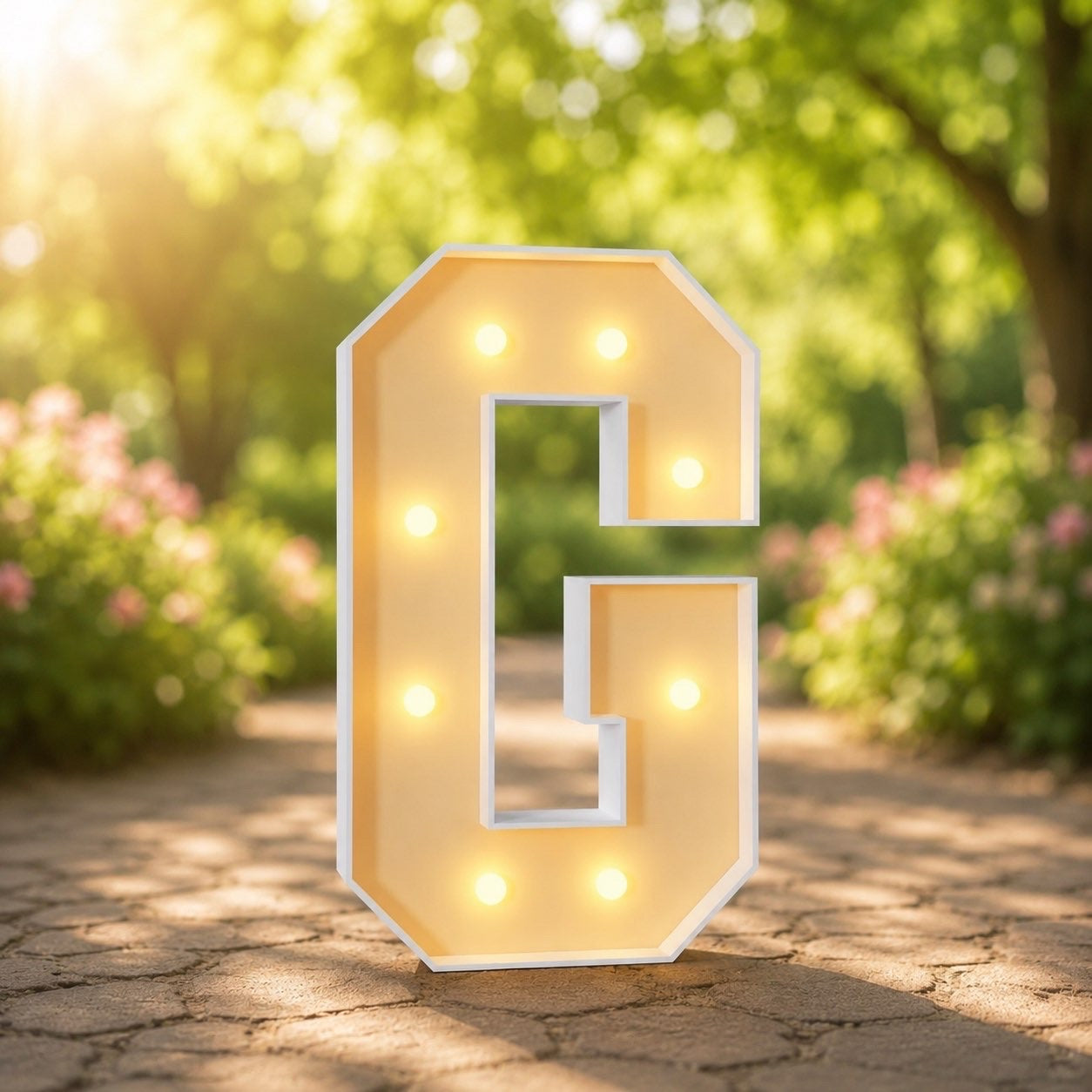 Lettre lumineuse « G »
