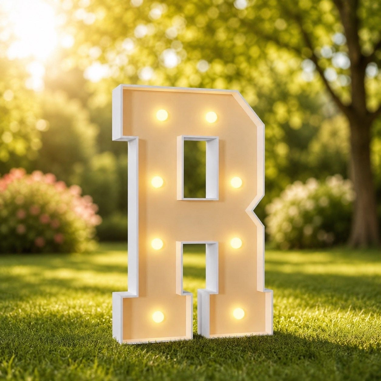 Lettre lumineuse « R »