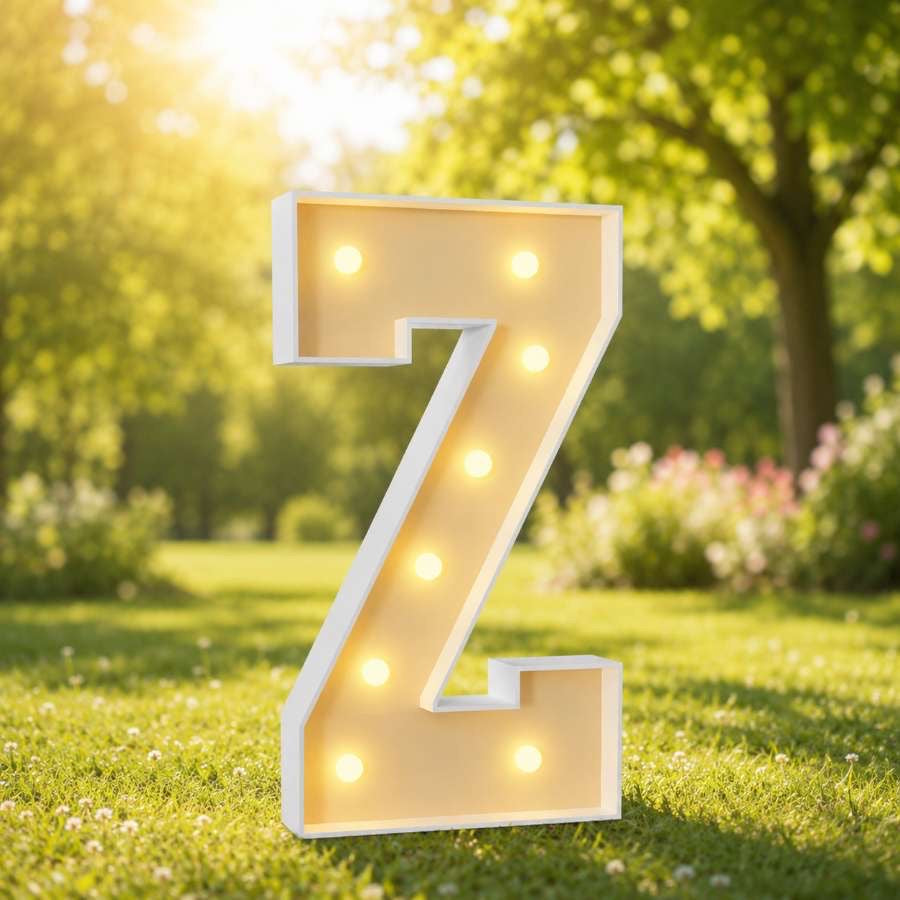 Lettre lumineuse « Z »
