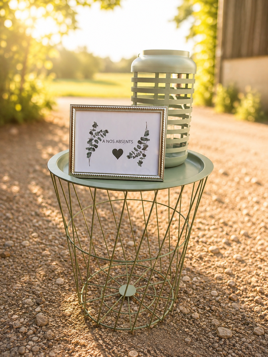 Table hommage « À nos absents »